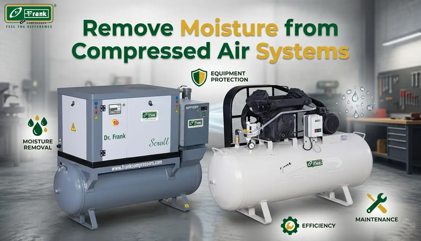 Removes moisture from compressed air to prevent rust damage and improve system efficiency and life