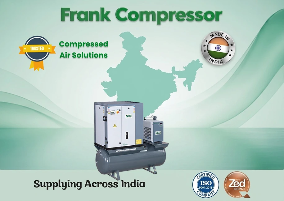 Energy-efficient rotary screw compressors for continuous industrial use in Kolkata industries
