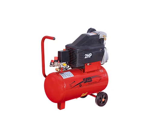 Frank Beat 2HP Air Compressor - compact red portable compressor on wheels
