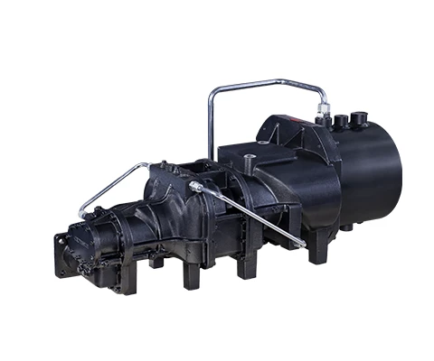 Frank Cute 035 two stage screw airend for energy efficient permanent magnet screw compressors
