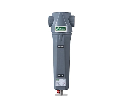 Front view of Frank FMF 270 high capacity compressed air filter for large industrial plants
