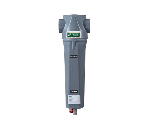 Front view of Frank FPF 70 particulate compressed air filter for clean industrial air supply
