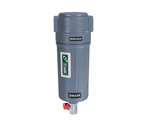 Frank FMF 65 compressed air line filter that removes oil, water and dust from compressed air

