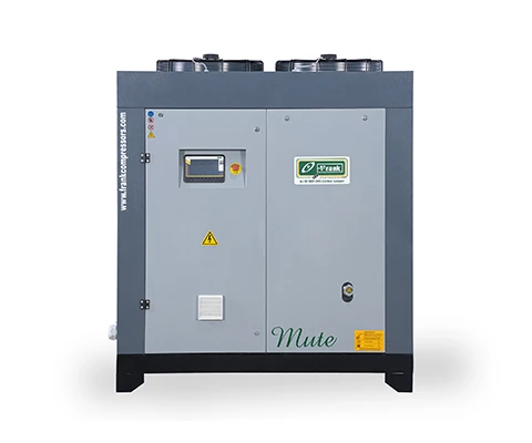 Frank MJUT 40-75 ISP variable frequency drive screw air compressor for energy efficient output

