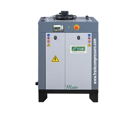 Frank Jumbo HD Mute 3-5 VFD screw air compressor with variable speed drive and silent canopy

