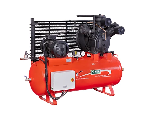 Side view of Frank PET 200-250I water cooled high pressure air compressor for PET industry
