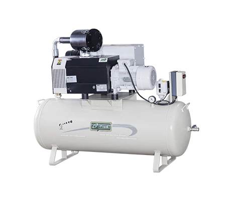 Frank Rovac industrial rotary vane vacuum pump for packaging, printing and vacuum handling

