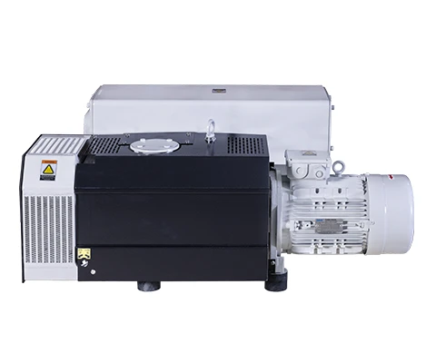 Frank Rovac standalone rotary vane vacuum pump assembly ready for industrial installation
