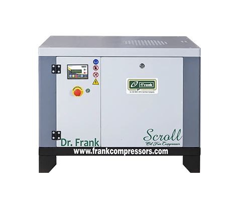 Frank Silentspell OS oil free scroll air compressor for pharma, food and healthcare use
