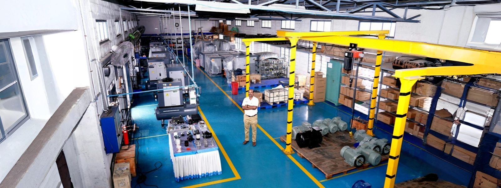 Dedicated Frank Compressor team in Coimbatore delivering quality air compressor solutions since 2003