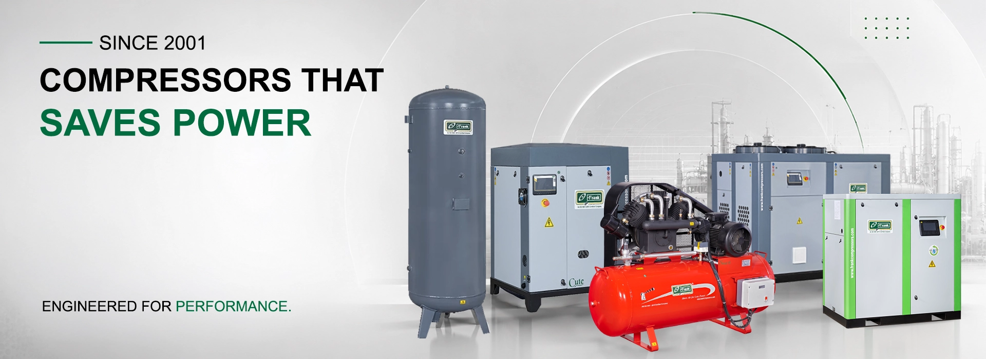 Frank Compressor leading industrial air compressor manufacturer & supplier in Coimbatore India