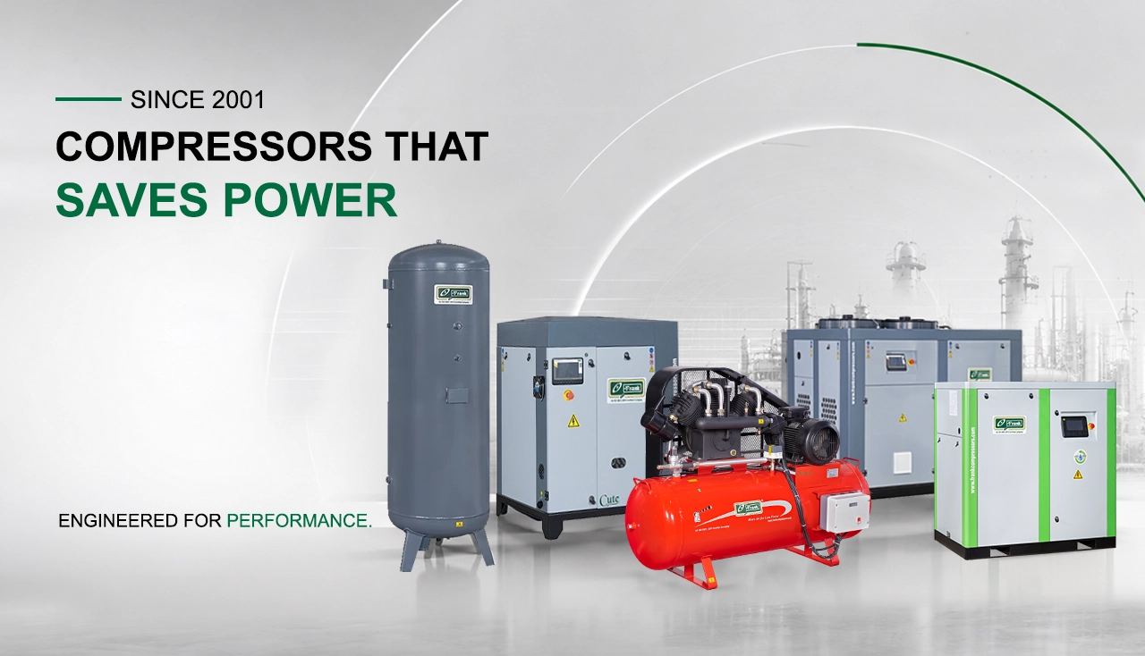 Best quality air compressor built for reliable & energy efficient industrial operations in India