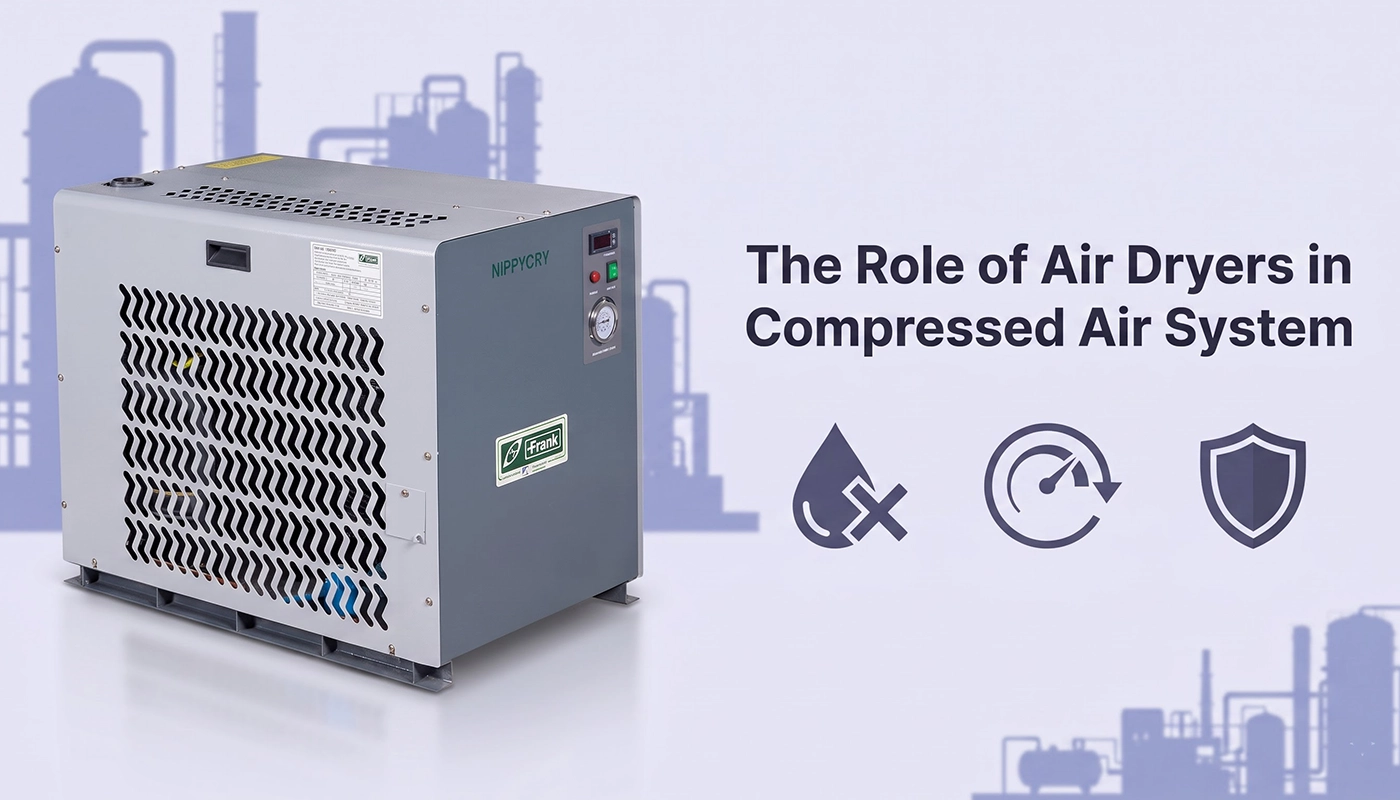 Refrigeration air dryers ensure quality in pharmaceutical production by controlling moisture levels.