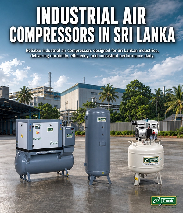 Reliable industrial air compressor supporting efficient production and continuous operations in Sri Lanka