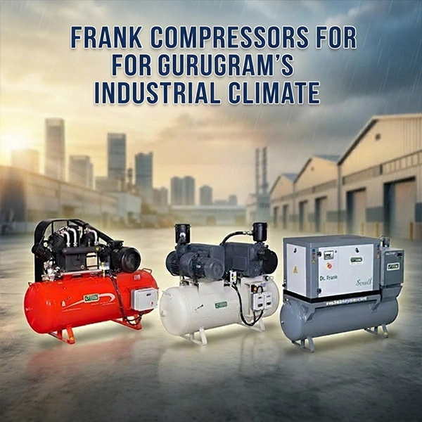 Dust proof industrial air compressors in Gurugram designed for harsh industrial environments