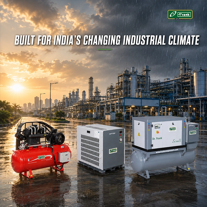 Air compressor systems engineered for heat dust and humidity across Indian industries