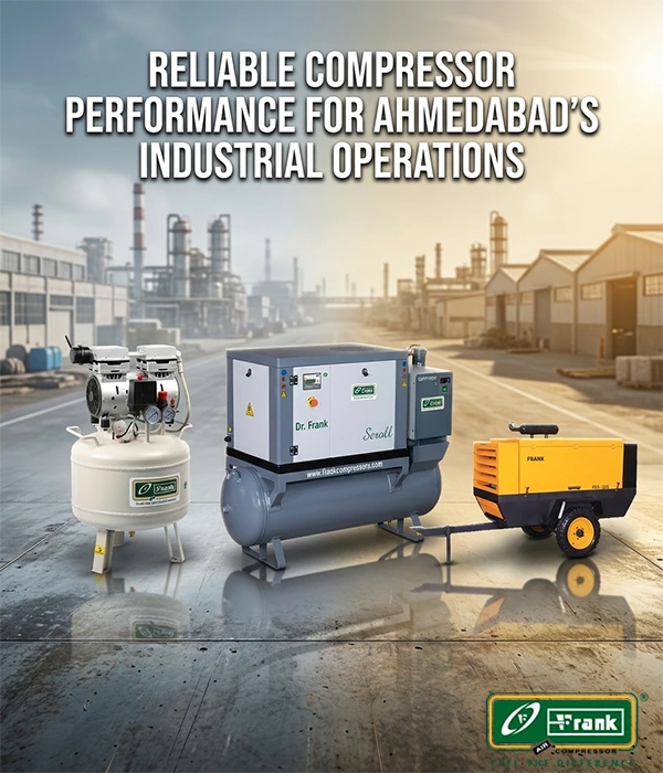 Dependable industrial air compressor solutions for Ahmedabad's GIDC industries