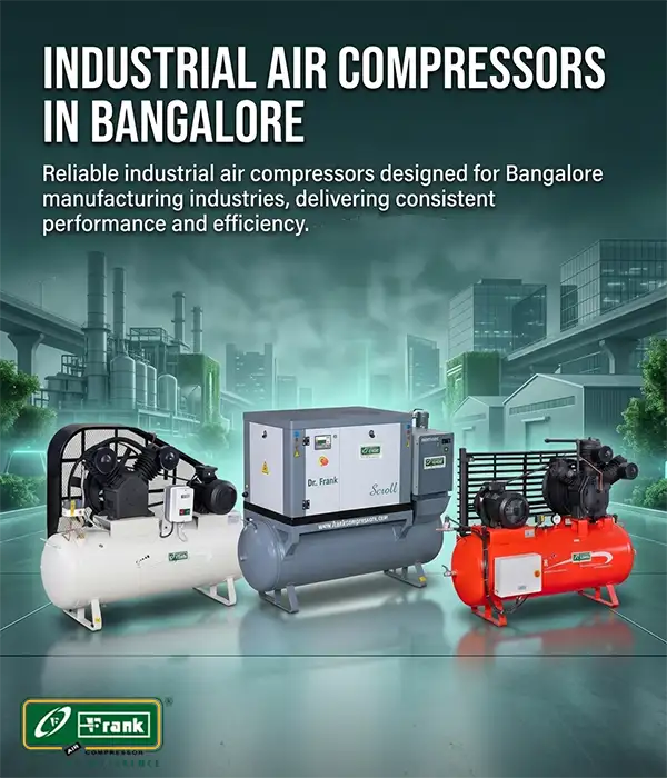 Trusted industrial air compressors in Bangalore offering durability and high performance solutions