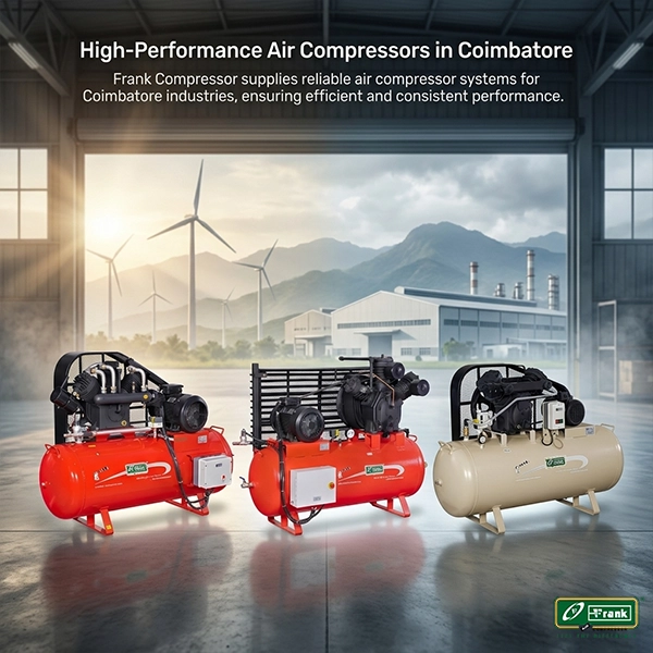 Reliable industrial air compressors supplier in Coimbatore providing durable and efficient solutions
