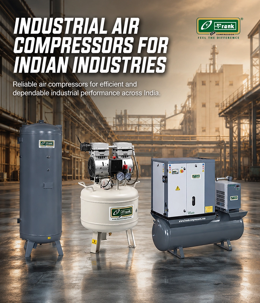 Precision Engineered Screw Air Compressors for Multiple Industries in India