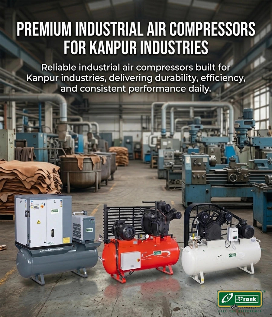 Delivering top-tier industrial air compressor solutions for businesses in Kanpur.